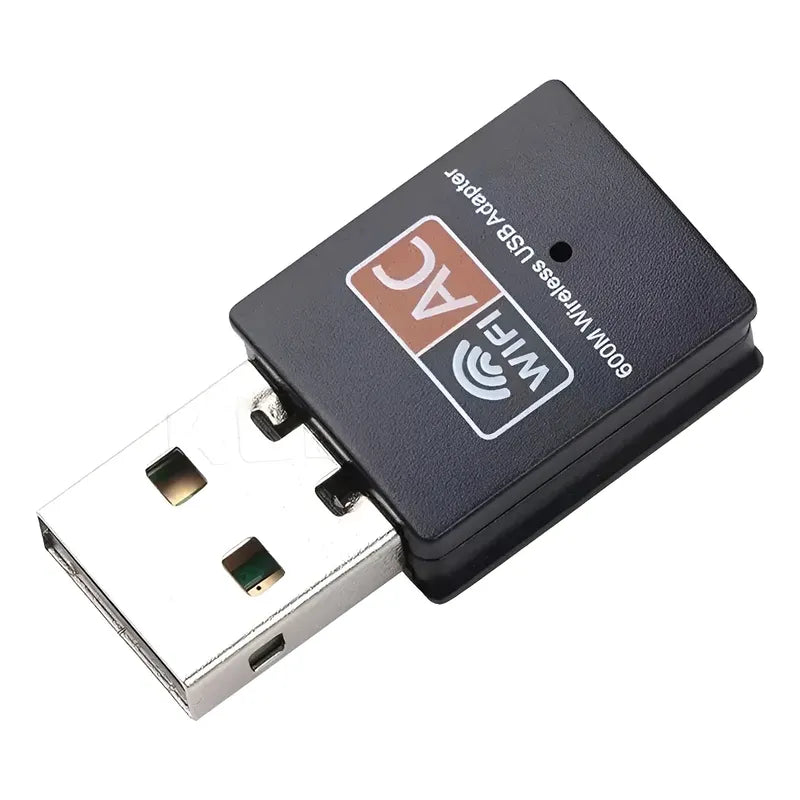 Mini Receptor Inalambrico Wifi Usb 2.4 Ghz 5ghz Wlan 600mbps
