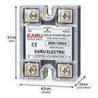 Rele Estado Solido Ssr-150va 380v Ac 150a Con Potenciometro