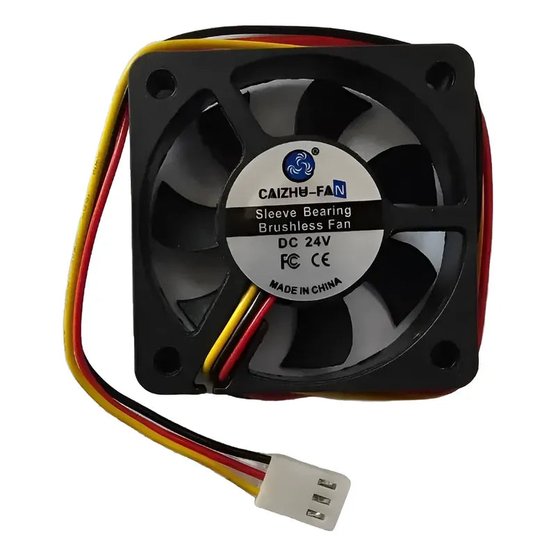 Ventilador Fan Cooler 50x10mm 24v 3pines 5010 Negro