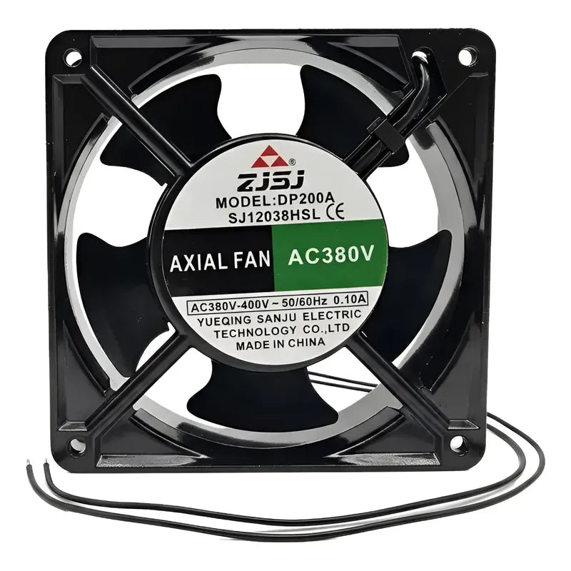 Ventilador Dp200a Sj12038hsl 120x38mm 380v-400v 0.10a Negro Negro
