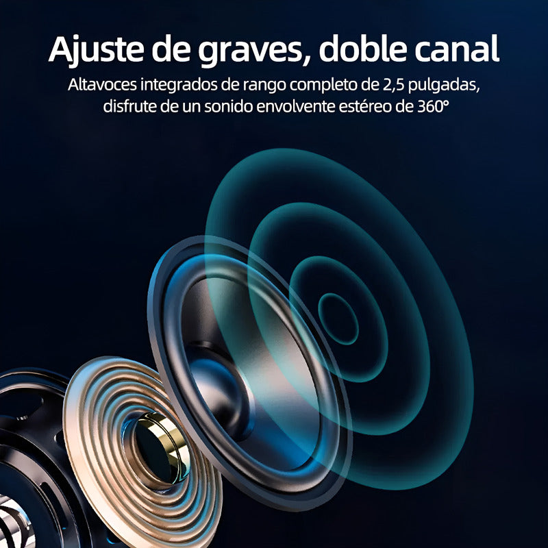 Parlante Moto Bluetooth Antirrobo Sonido Radio Fm Alarma Mp3