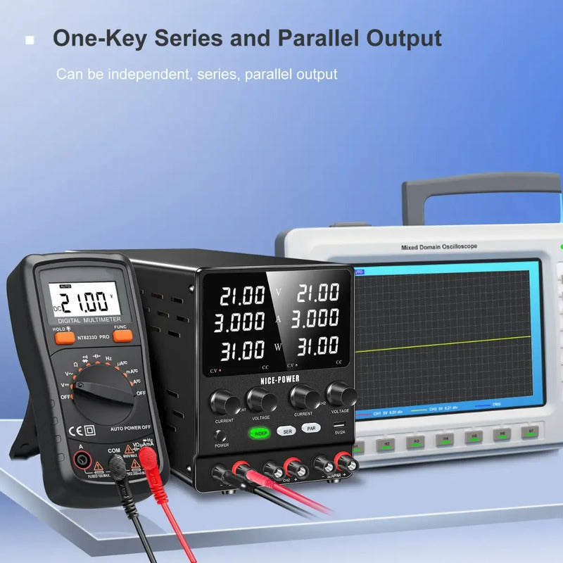 Fuente Poder Laboratorio Regulable Variable 0-60v 0-10a 300w