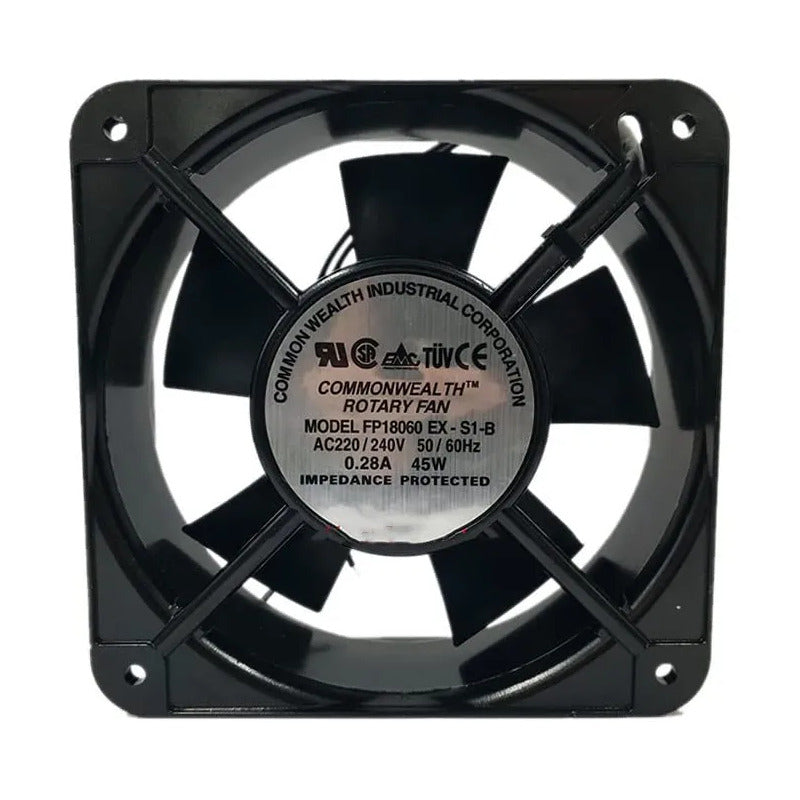 Ventilador Fan Fp-18060 Ex-s1-b 220v 0.28a 45w 180x60mm Negro