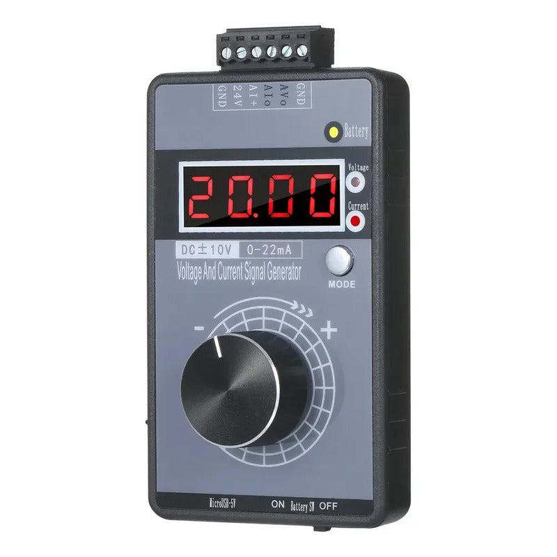 Generador Señal Digital Corriente 4-20ma Voltaje -10v 0v 10v
