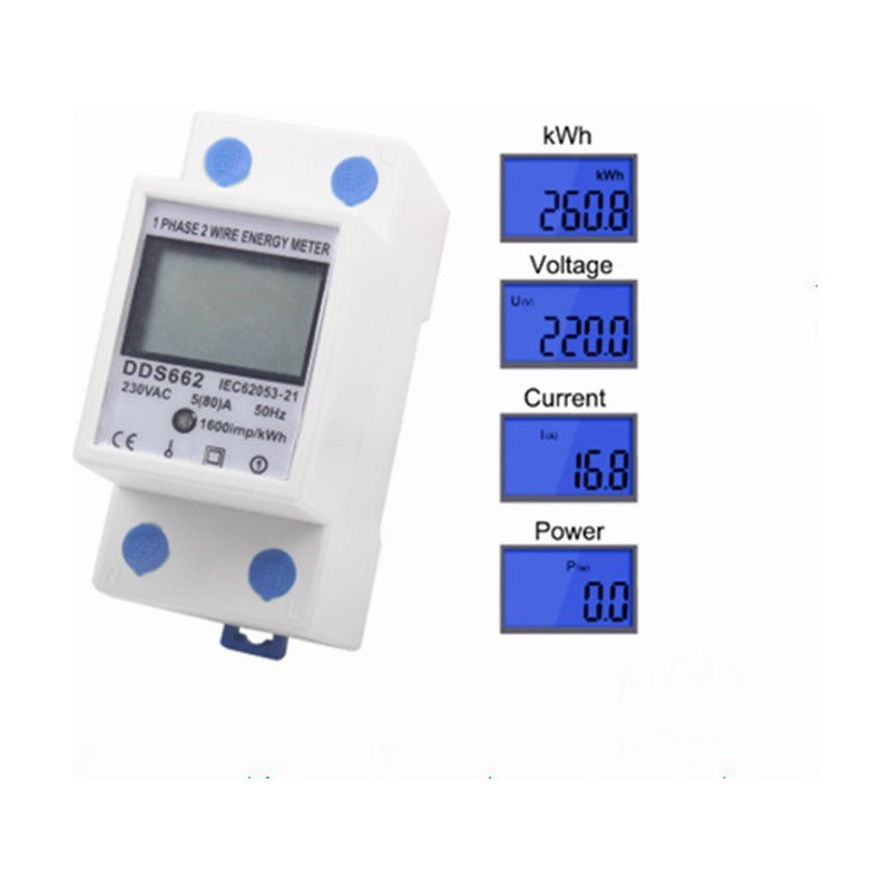 Medidor Energia Electrica Remarcador Monofasico 220v 80a 2p