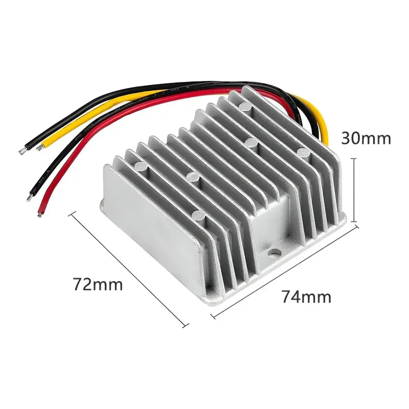 Convertidor Regulador Marca Tereparochile 12v A 24v 15a 360w Protecciones Ip68
